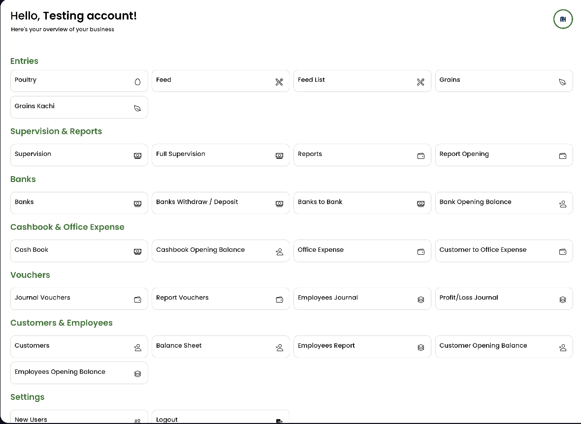 Business Management System